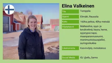 Follow a Farmer profiili: Elina Valkeinen