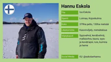 Follow a Farmer profiili: Hannu Eskola