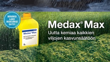 Uutta kemiaa kaikkien viljalajien kasvunsäätöön - Medax® Max